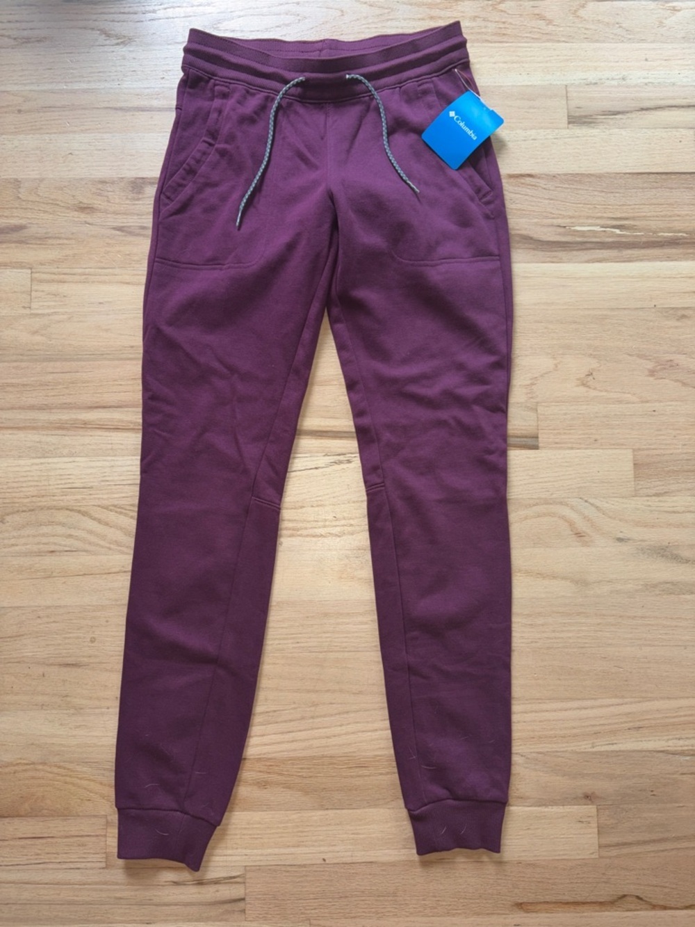 Columbia Maroon Jogger Sweatpants with Drawstring